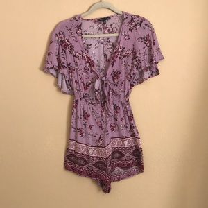 boho chic romper